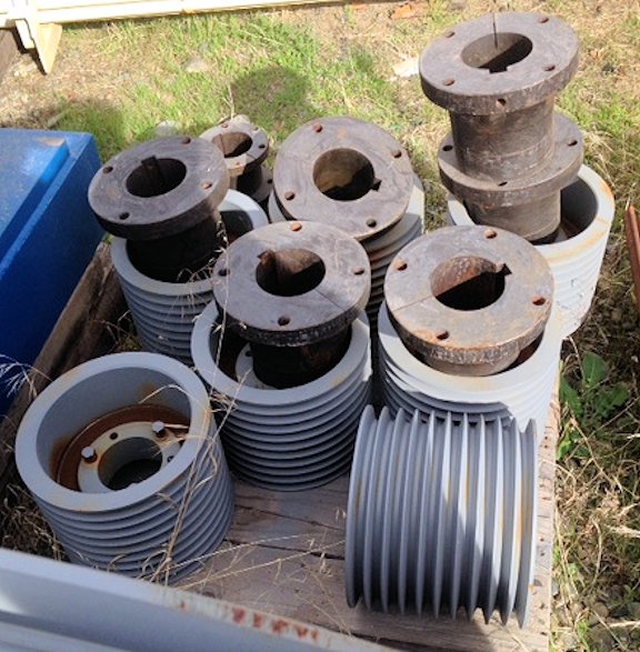 Lot Of Spare Sheaves And Bushings From Prochem 965frt50 Agitators)